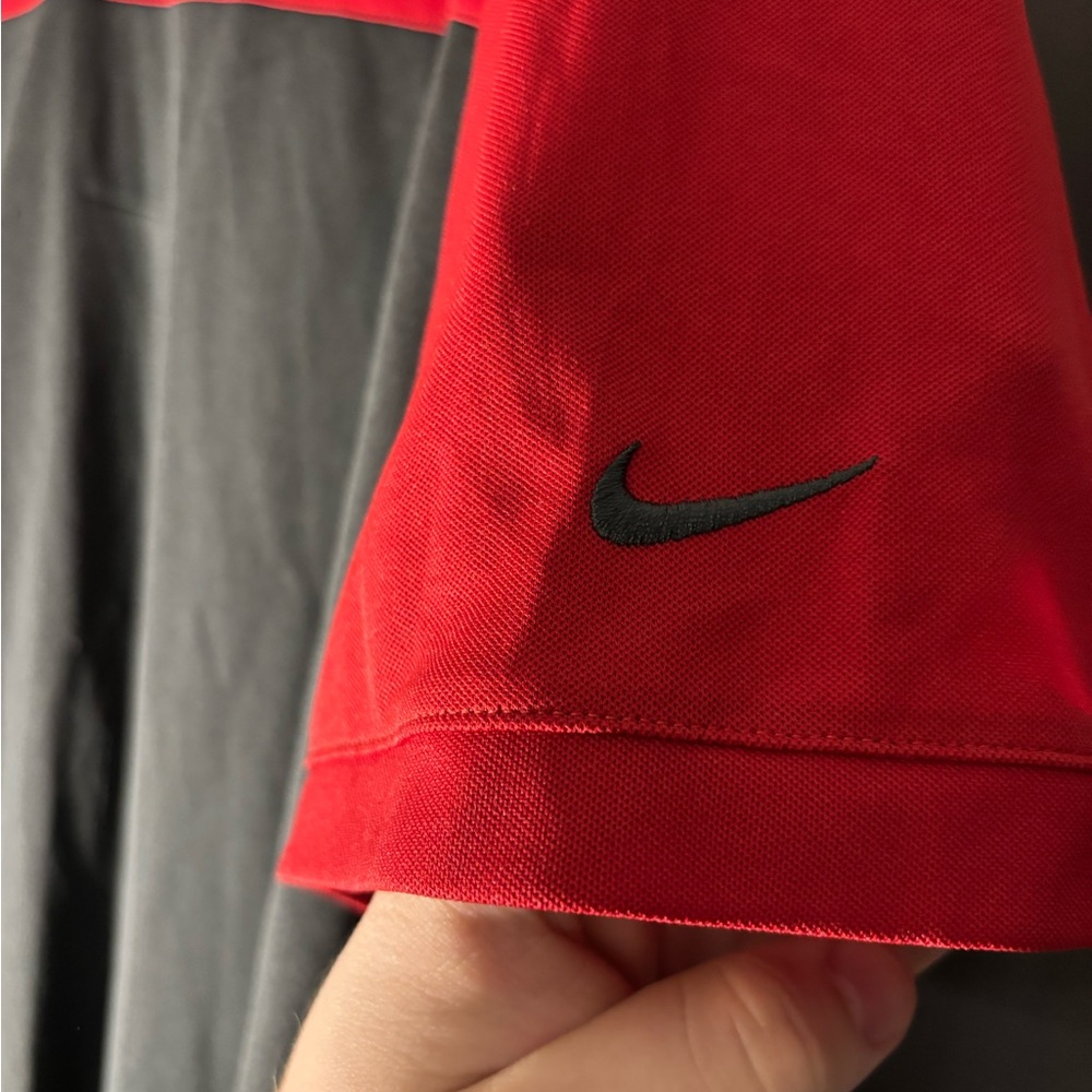 Nike Red and Black Polo Shirt - Picture 2 of 4